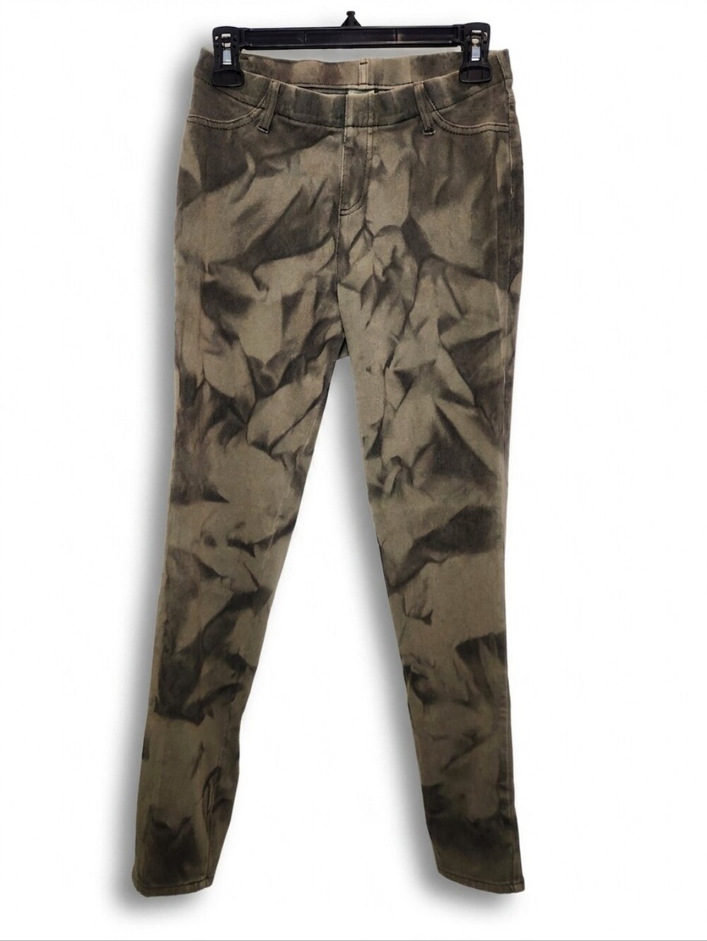 Sz M Camo Style Graphic Print Jegging Stretchy Jeans